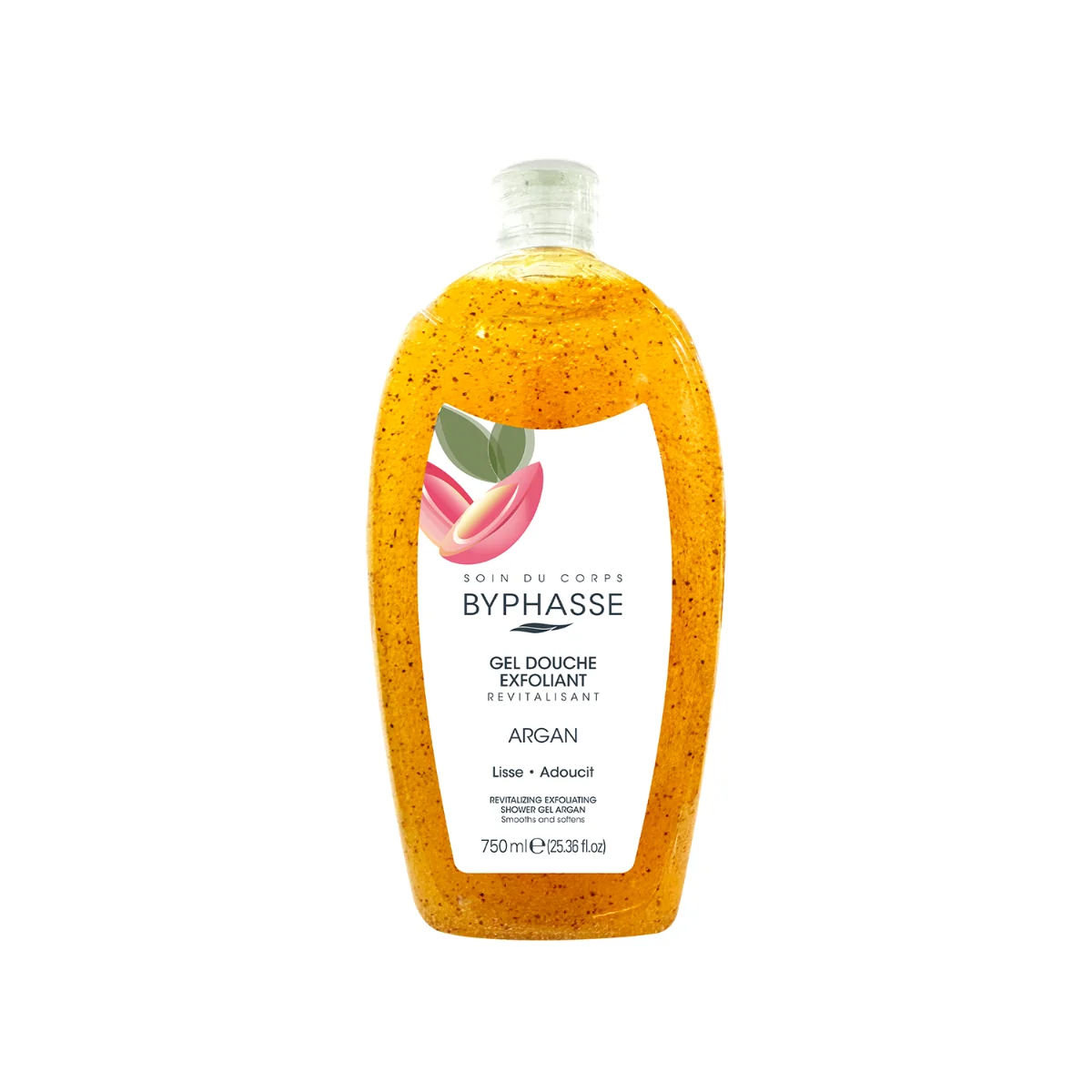 Gel de dus exfoliant cu Argan, 750ml, Byphasse