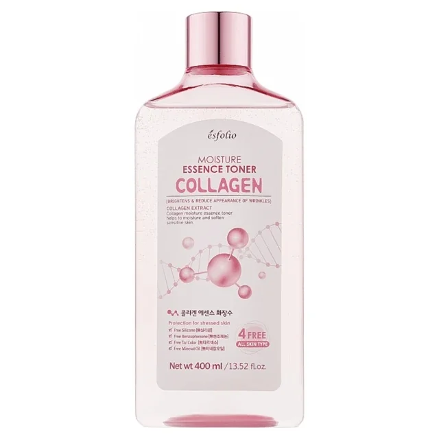 Toner hidratant cu colagen, 400ml, Esfolio