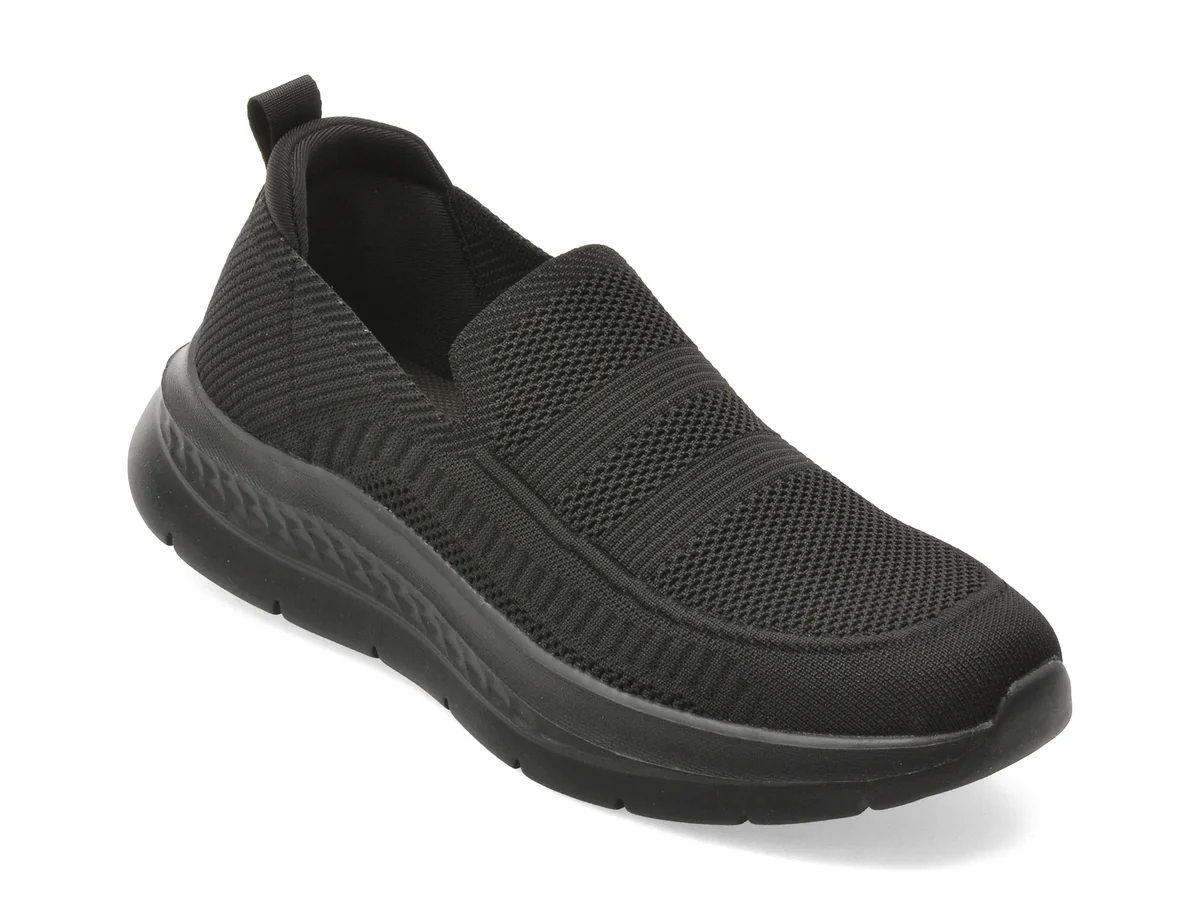 Pantofi sport BITE THE BULLET negri, HCQ25, din material textil