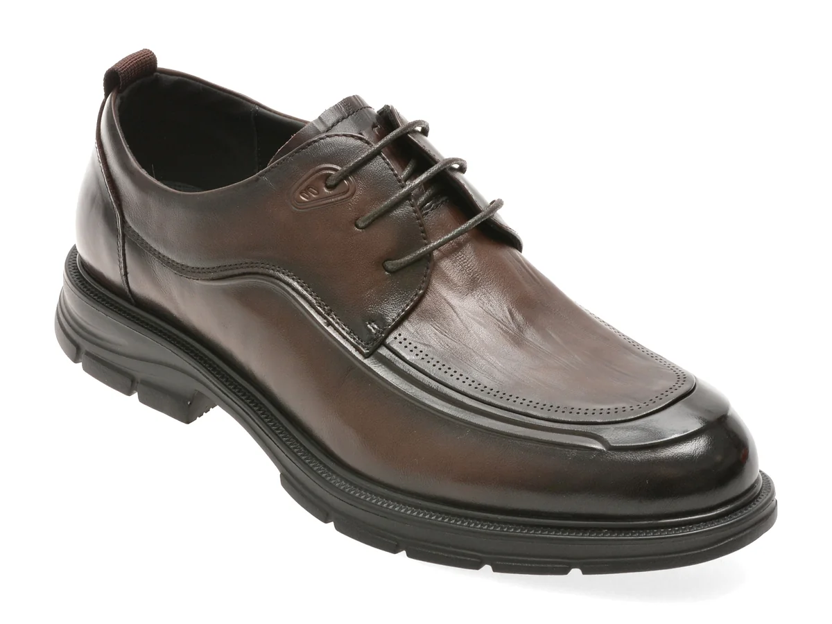 Pantofi eleganti EPICA maro, AH01N, din piele naturala