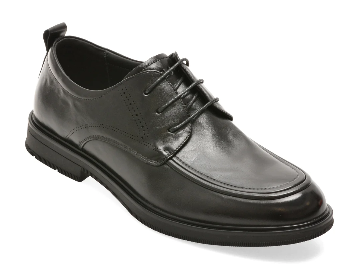 Pantofi eleganti EPICA negri, AH01, din piele naturala