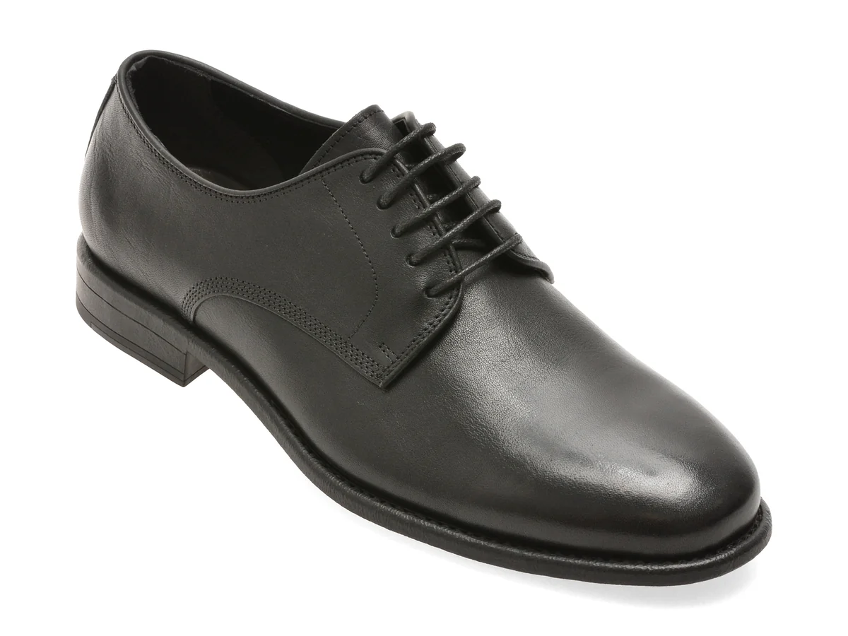 Pantofi eleganti EPICA negri, X271, din piele naturala