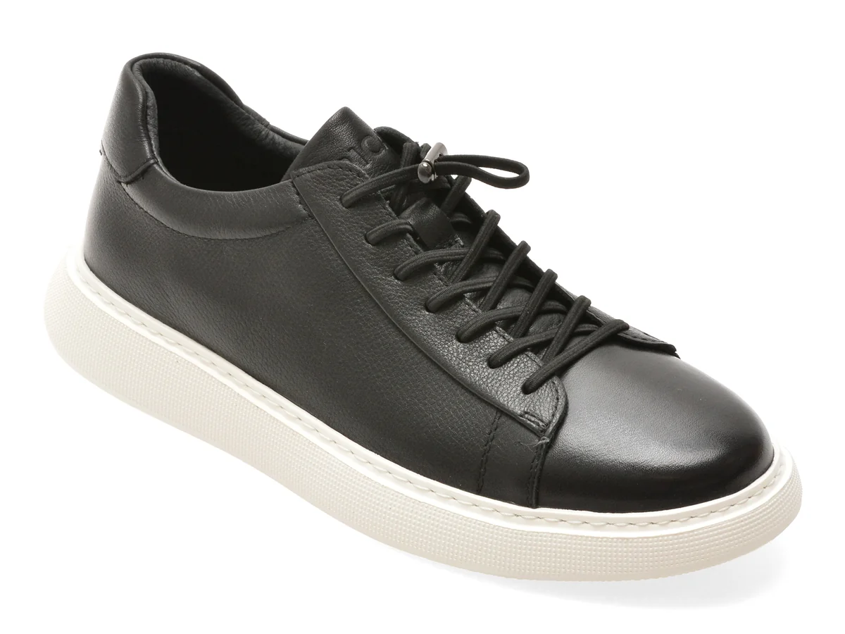 Pantofi sport EPICA negri, 2205, din piele naturala