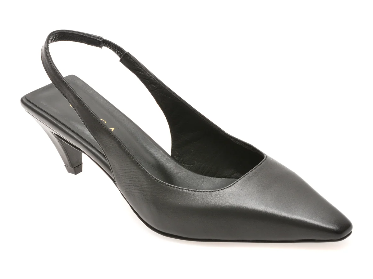 Pantofi eleganti EPICA negri, 144498, din piele naturala