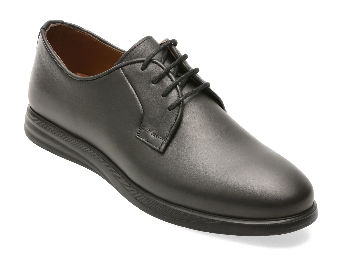 Pantofi eleganti BITE THE BULLET negri, RM119, din piele naturala