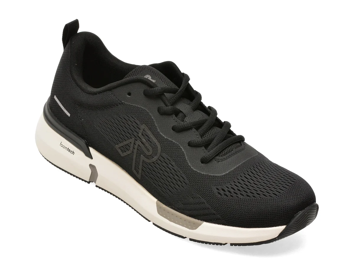 Pantofi sport RIEKER negri, U1404, din material textil
