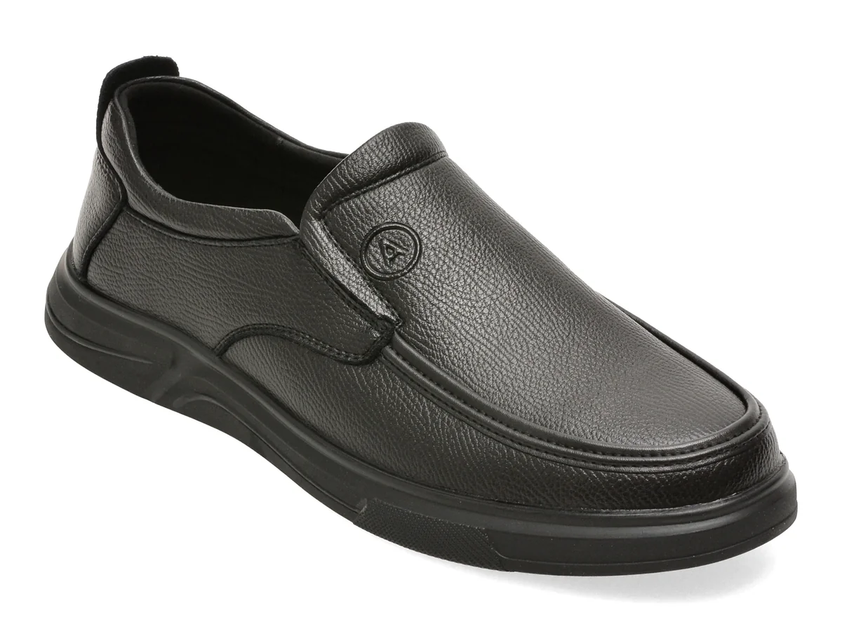 Pantofi BITE THE BULLET negri, 89635, din piele naturala