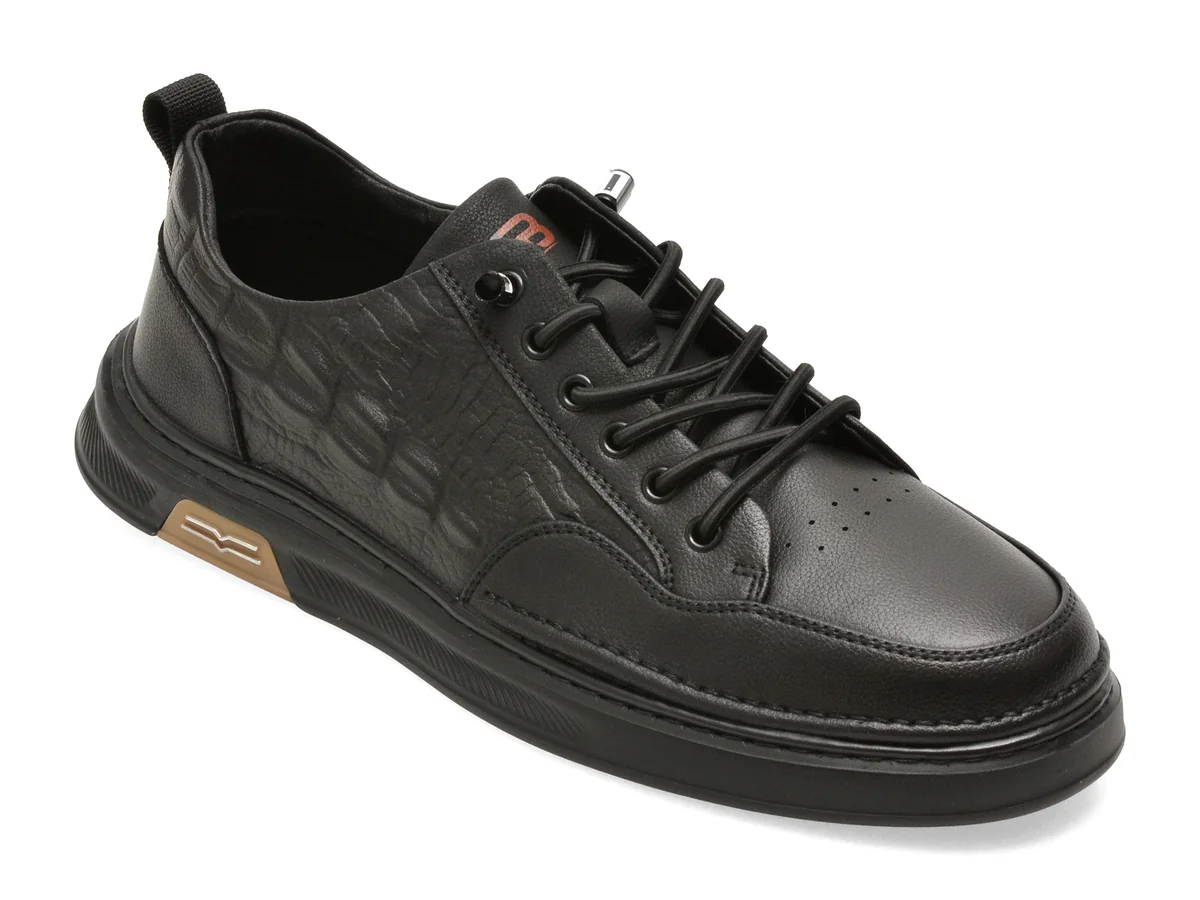 Pantofi sport BITE THE BULLET negri, 37110, din piele naturala