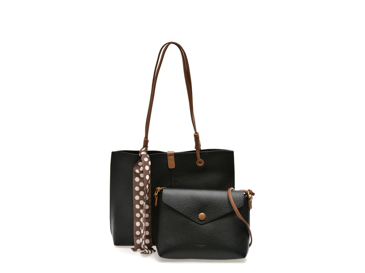 Geanta FLAVIA PASSINI neagra, 36005, din piele ecologica