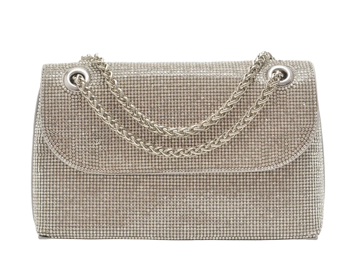 Geanta CALL IT SPRING argintie, LOVELLY 040, din piele ecologica