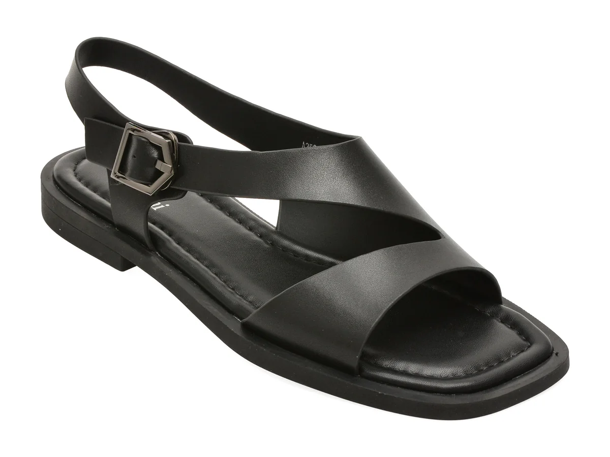 Sandale FLAVIA PASSINI negre, X793, din piele naturala