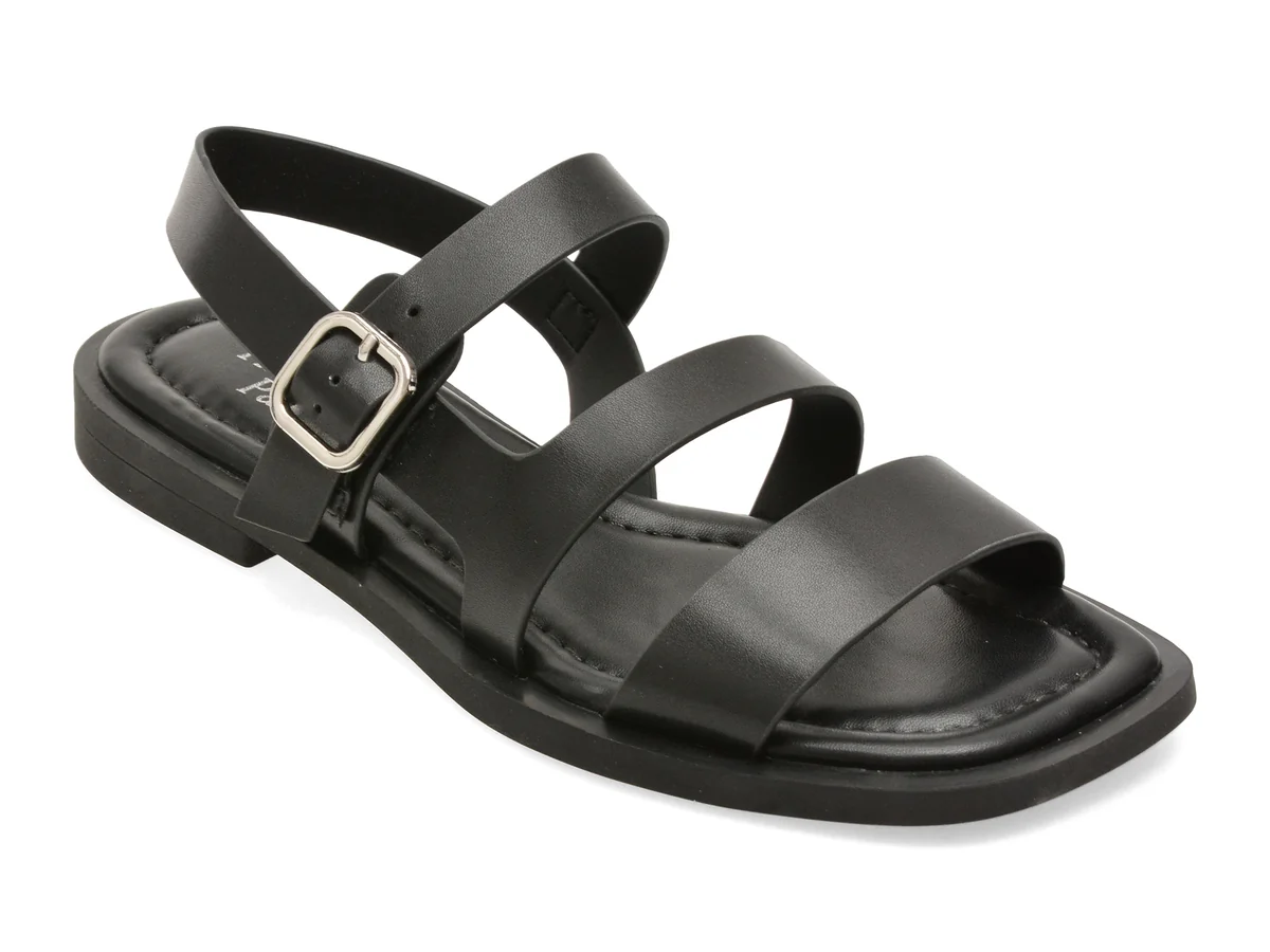 Sandale FLAVIA PASSINI negre, X792, din piele naturala