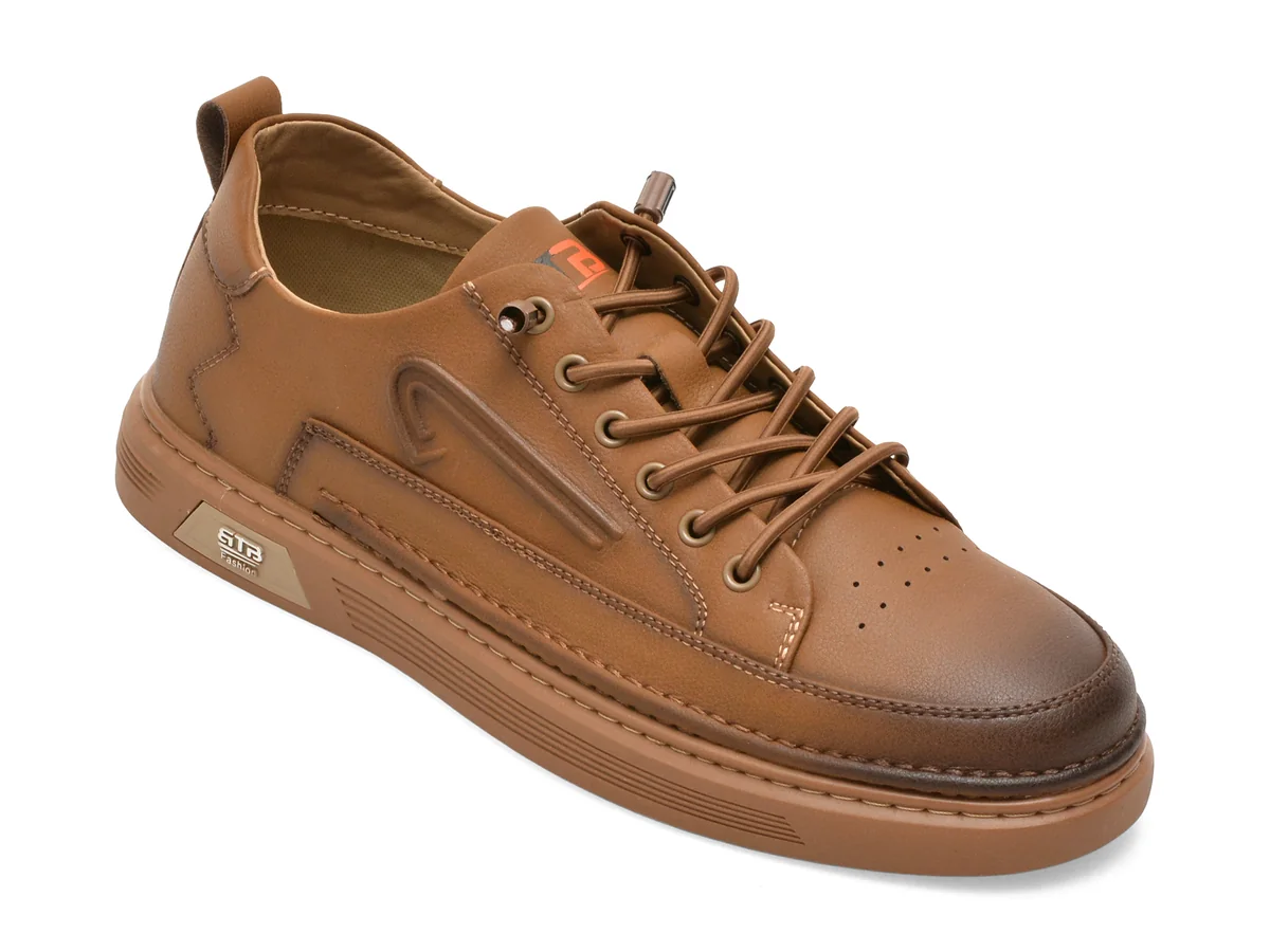 Pantofi sport BITE THE BULLET maro, 78611, din piele naturala