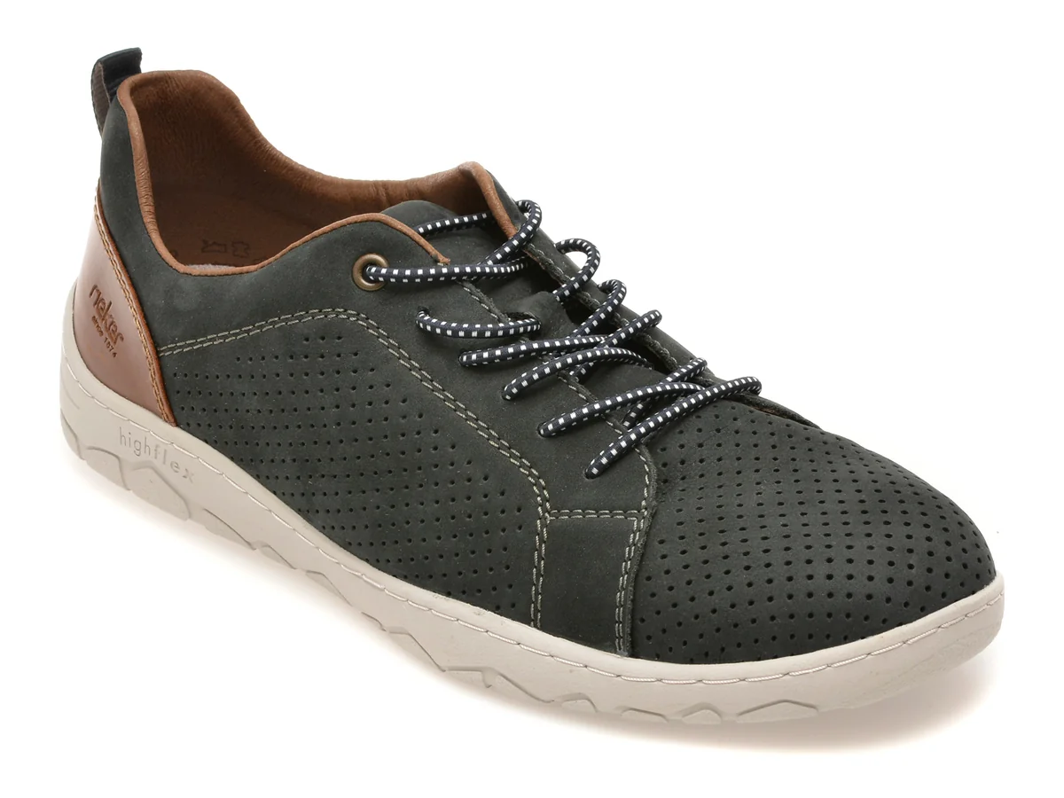 Pantofi sport RIEKER bleumarin, 8315, din piele naturala