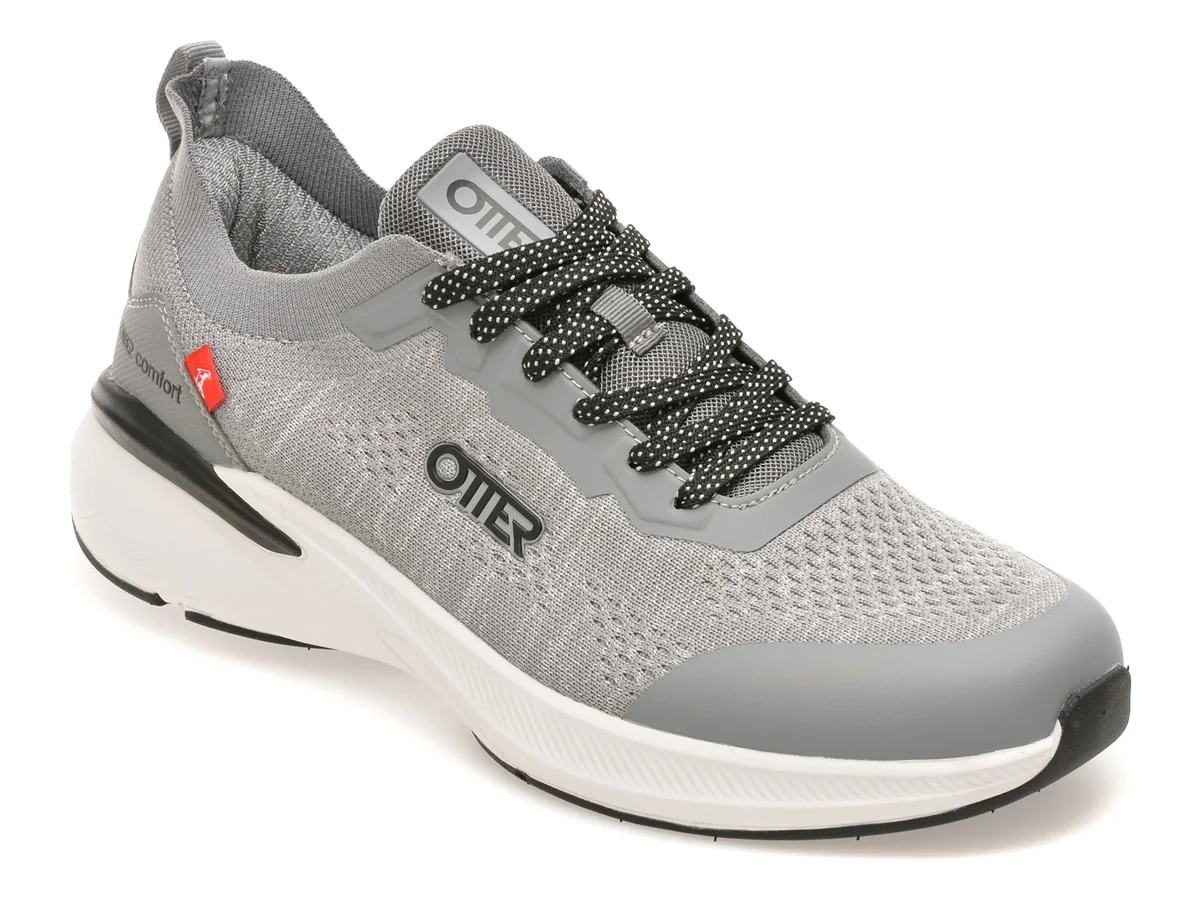 Pantofi sport OTTER gri, 30359, din material textil