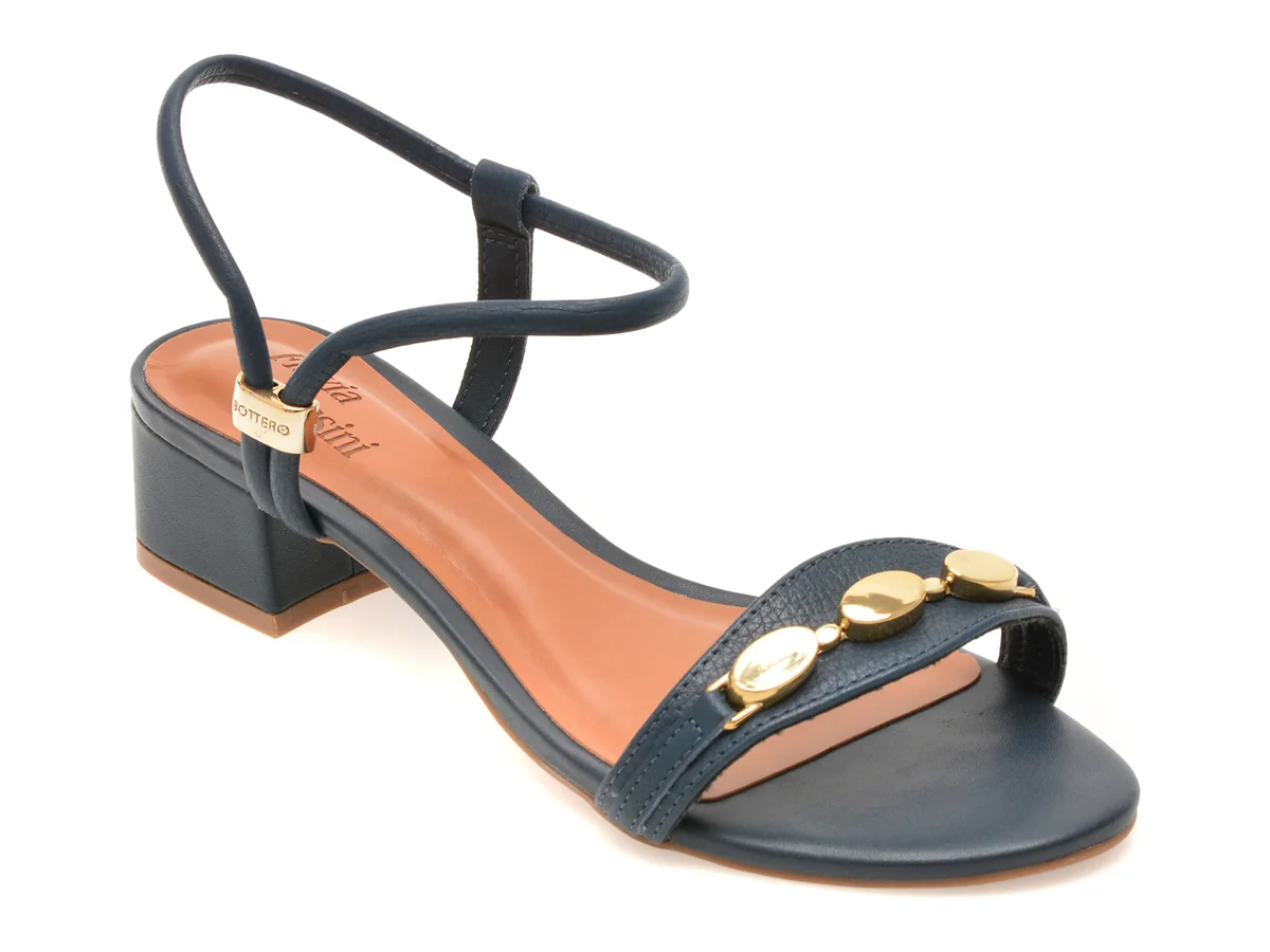 Sandale FLAVIA PASSINI bleumarin, 373002, din piele naturala