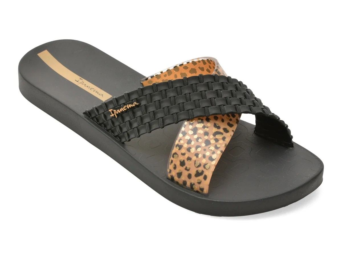 Papuci IPANEMA negri, 2721405, din pvc