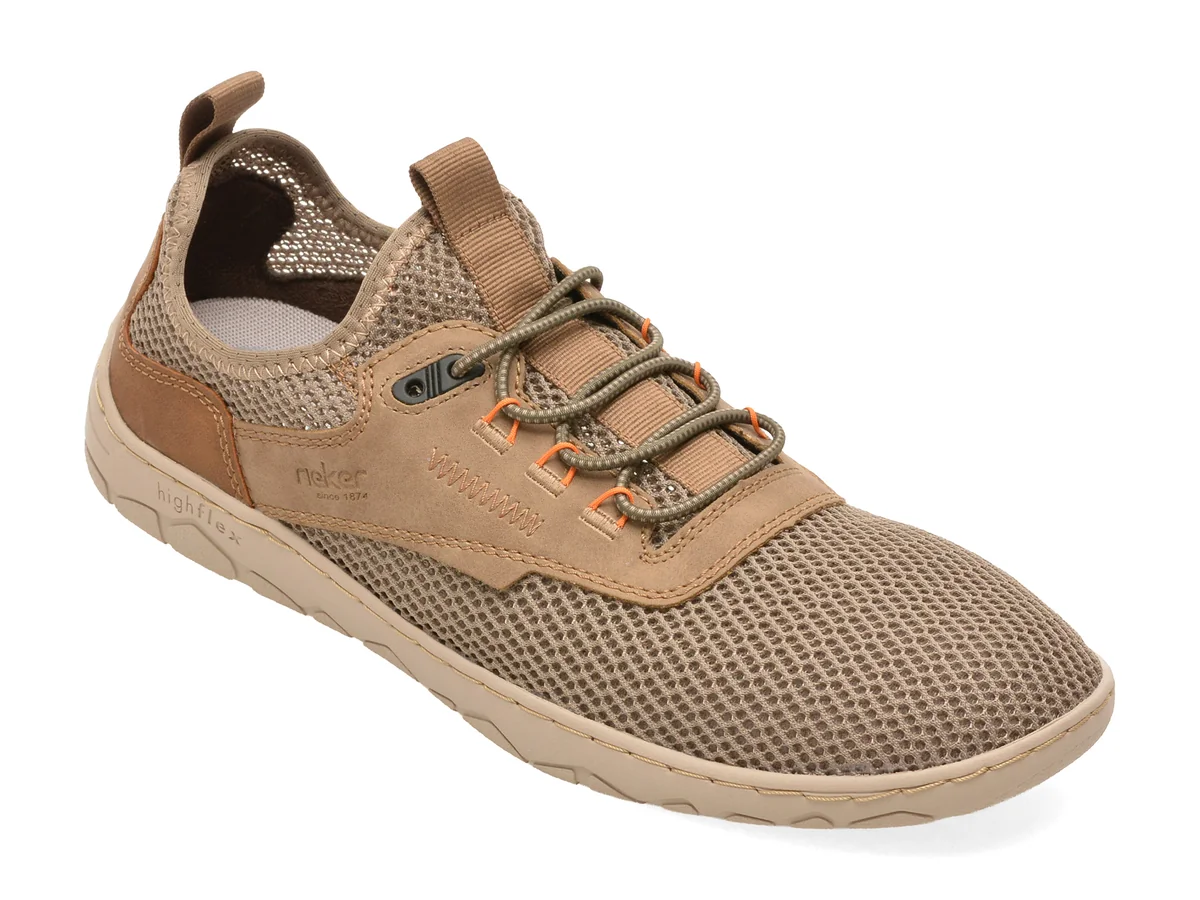 Pantofi sport RIEKER gri, 8365, din material textil