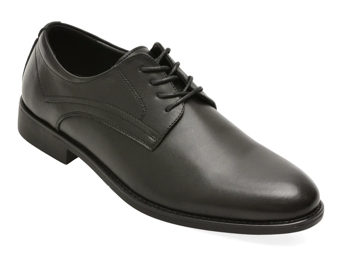 Pantofi eleganti BITE THE BULLET negri, BM6305, din piele naturala