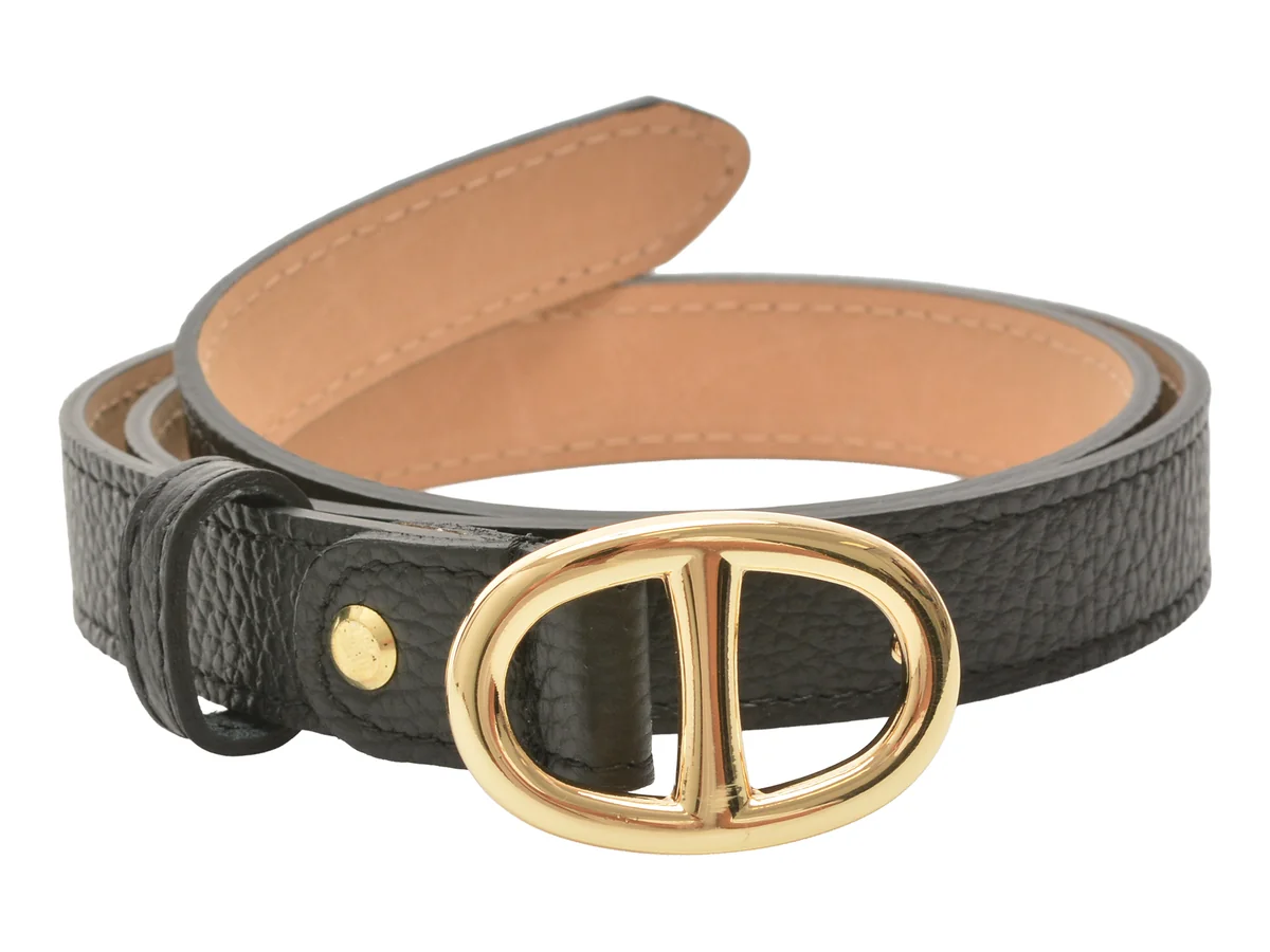 Curea EPICA neagra, F35, din piele naturala