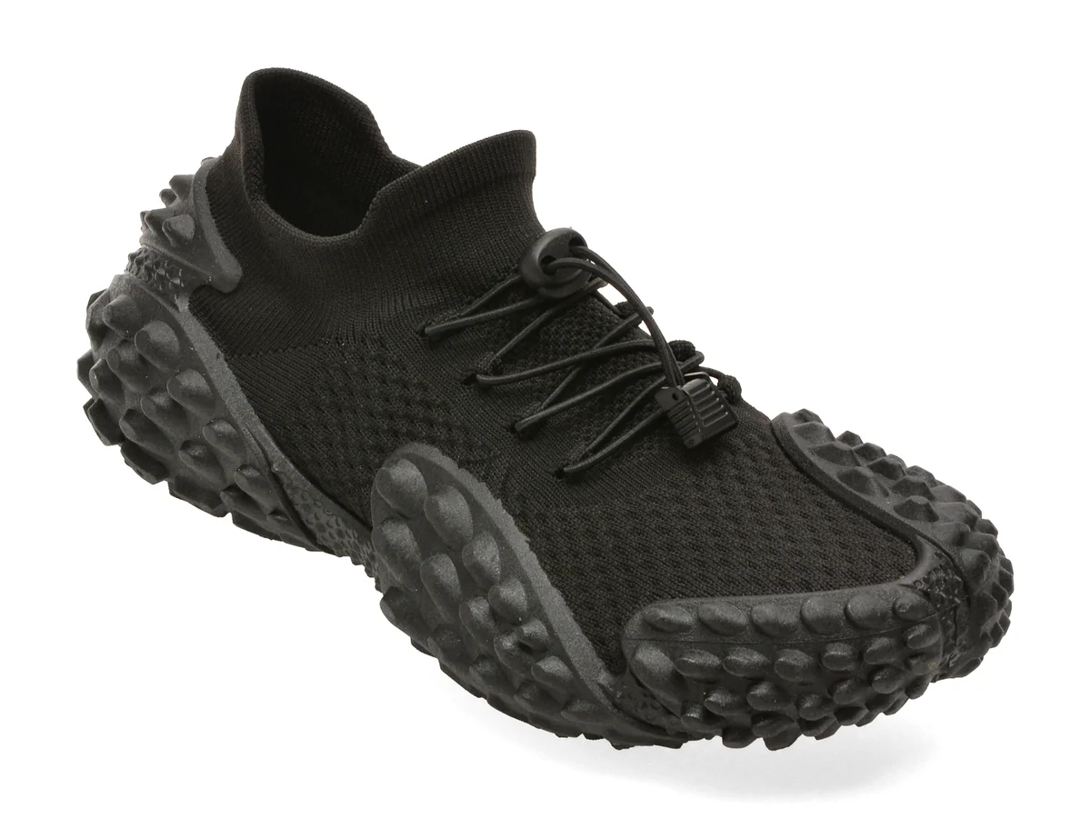 Pantofi sport BITE THE BULLET negri, G0083, din material textil