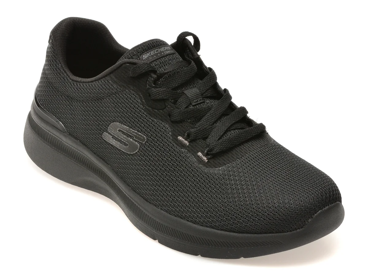 Pantofi sport SKECHERS negri, DYNAMIGHT 3.0, din material textil