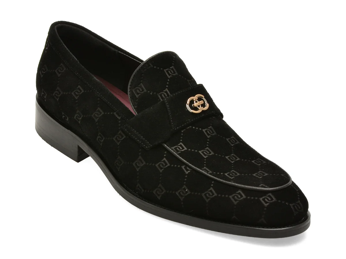 Mocasini eleganti ALDO negri, BECK 004, din piele intoarsa