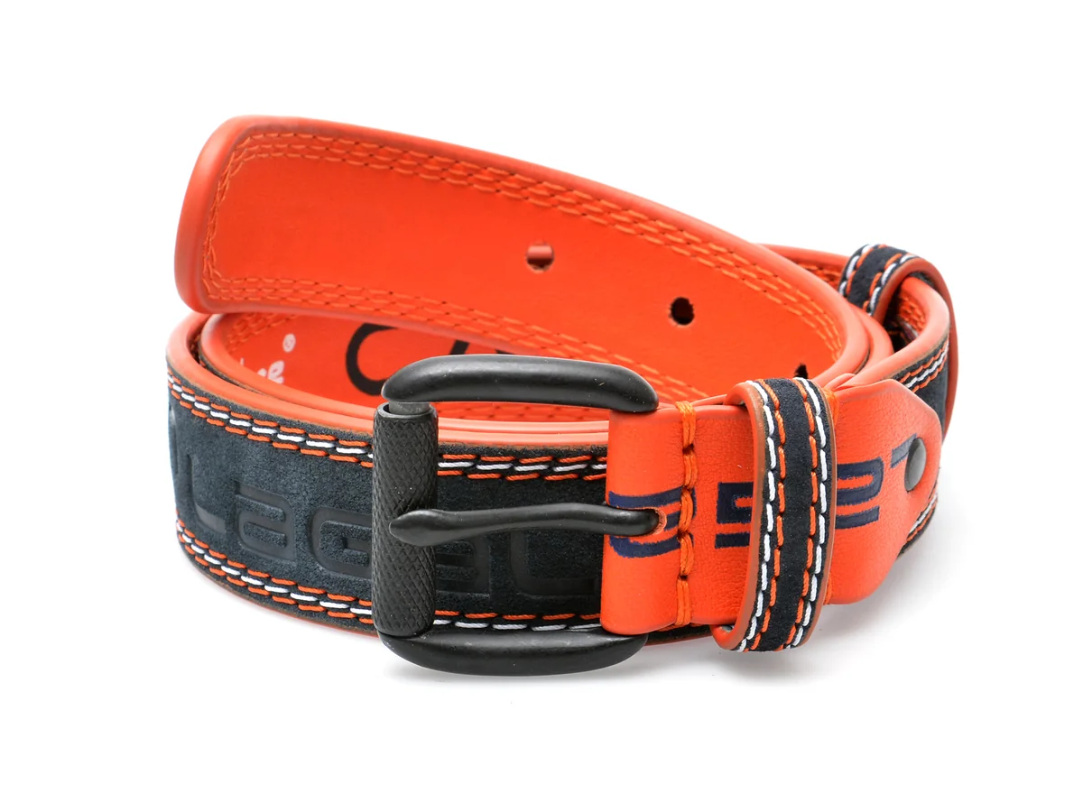 Curea La Galere Bleumarin, 7971640, Din Piele Intoarsa