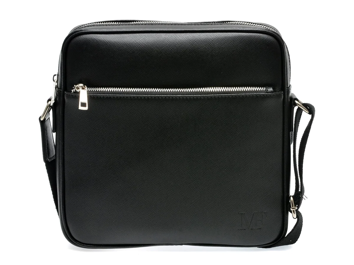 Borseta Mario Ferretti Negru, BB69, Din Piele Naturala