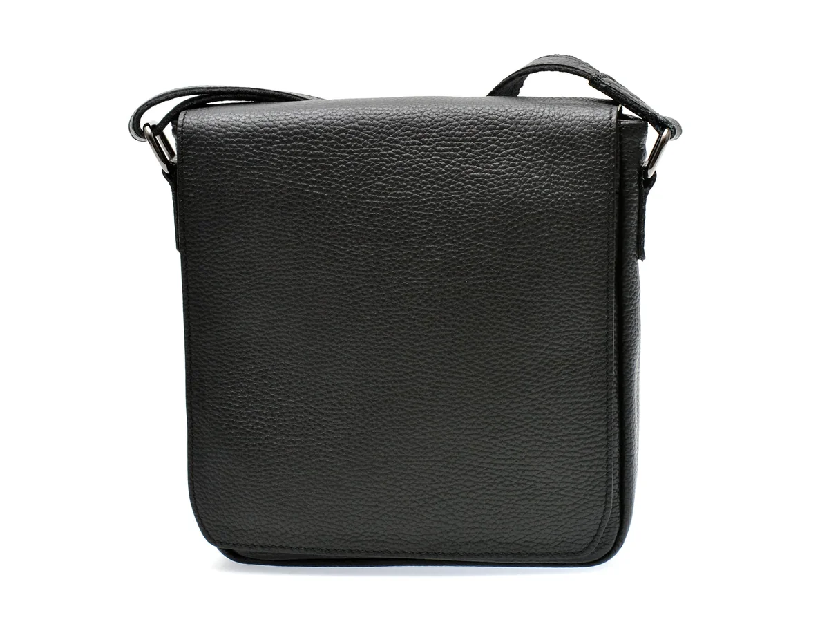 Borseta Mario Ferretti Negru, BB78, Din Piele Naturala