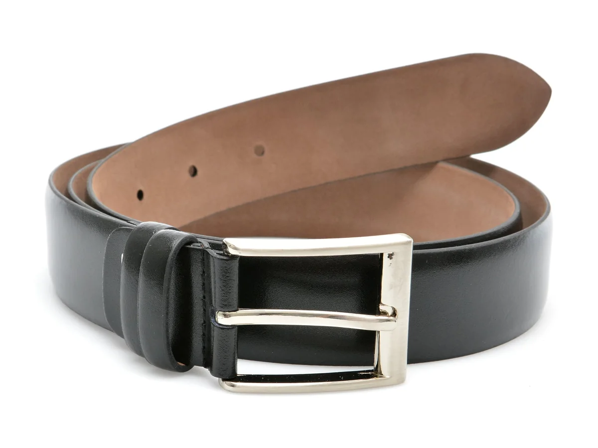 Curea Le Colonel Neagra, 1500, Din Piele Naturala