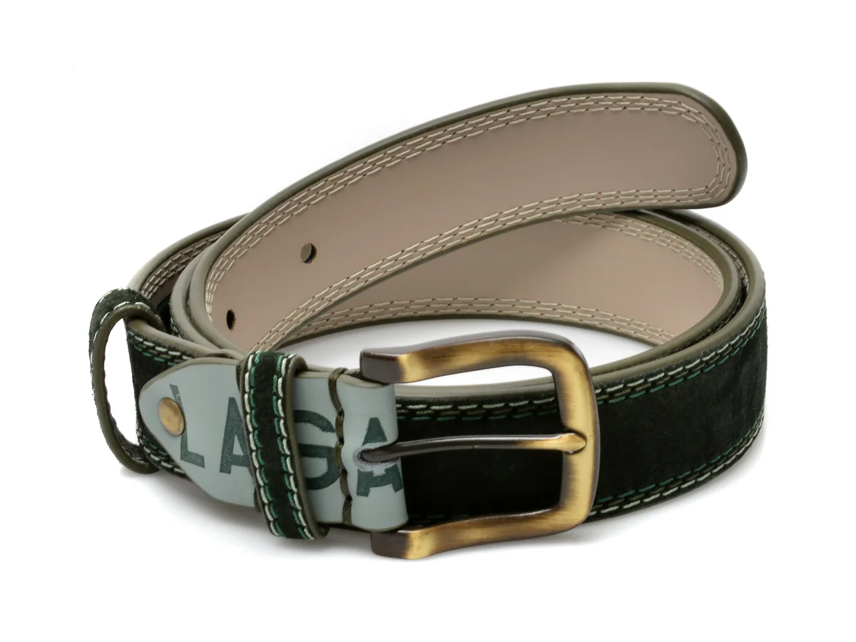 Curea La Galere Kaki, 3371640, Din Piele Intoarsa