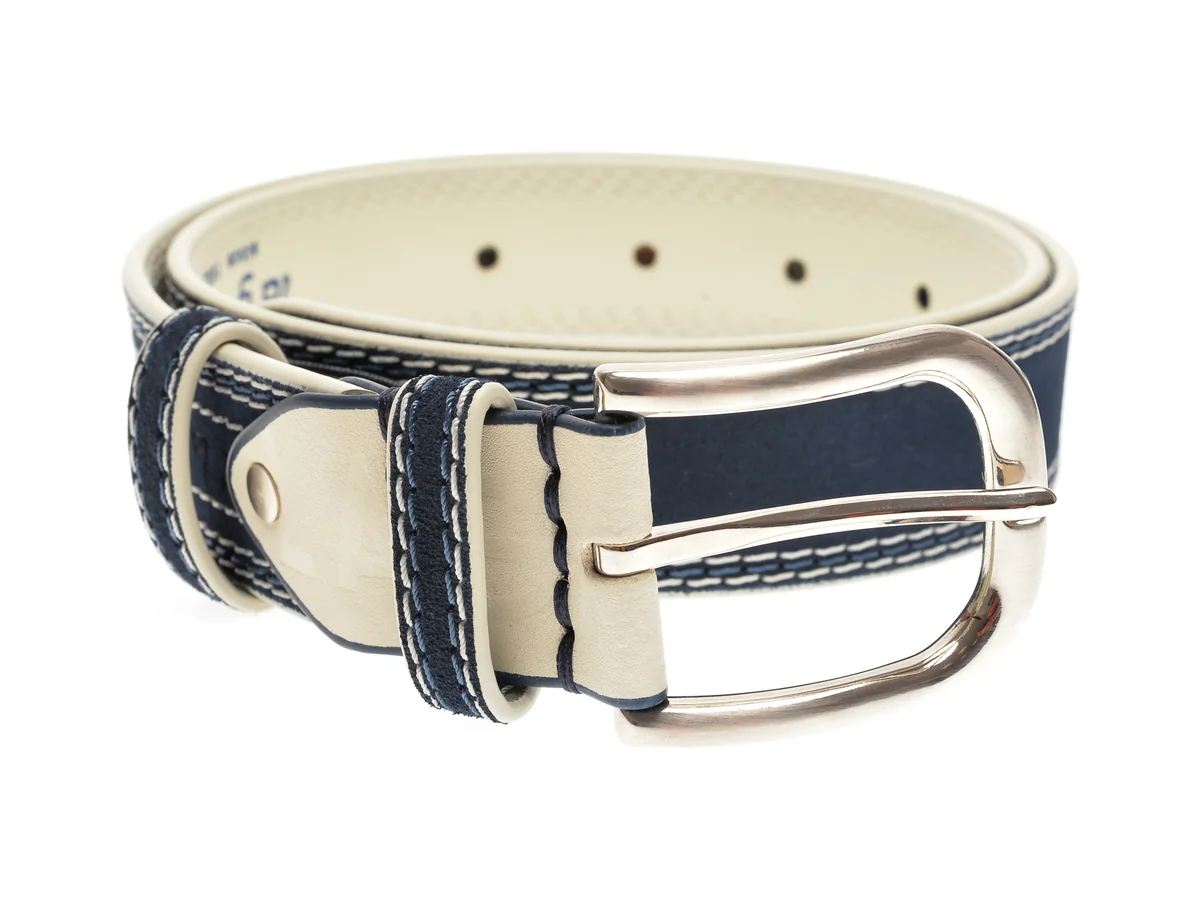 Curea La Galere Bleumarin, 596169, Din Piele Intoarsa