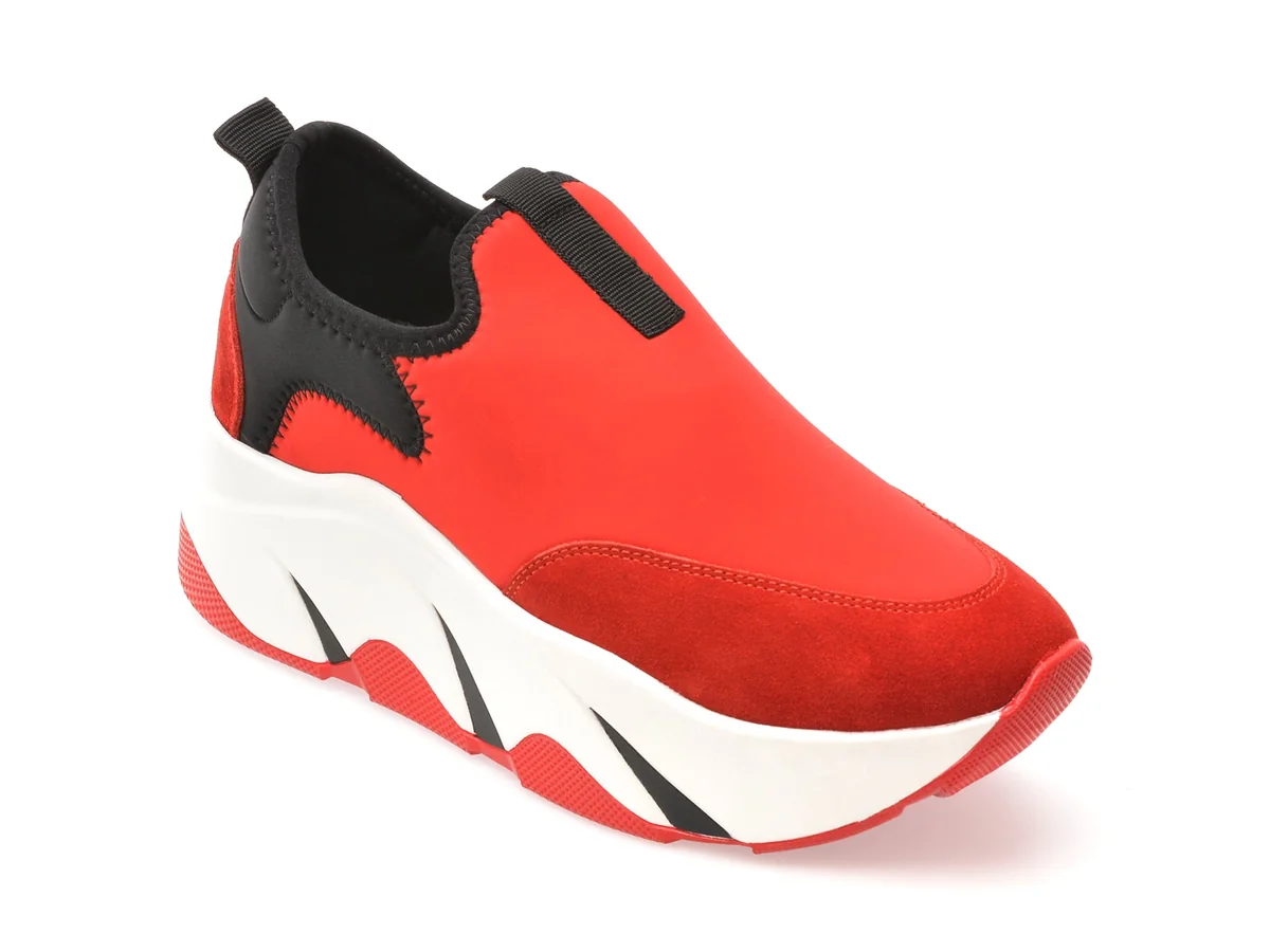 Pantofi Sport GRYXX Roșii, 1A12, Din Material Textil