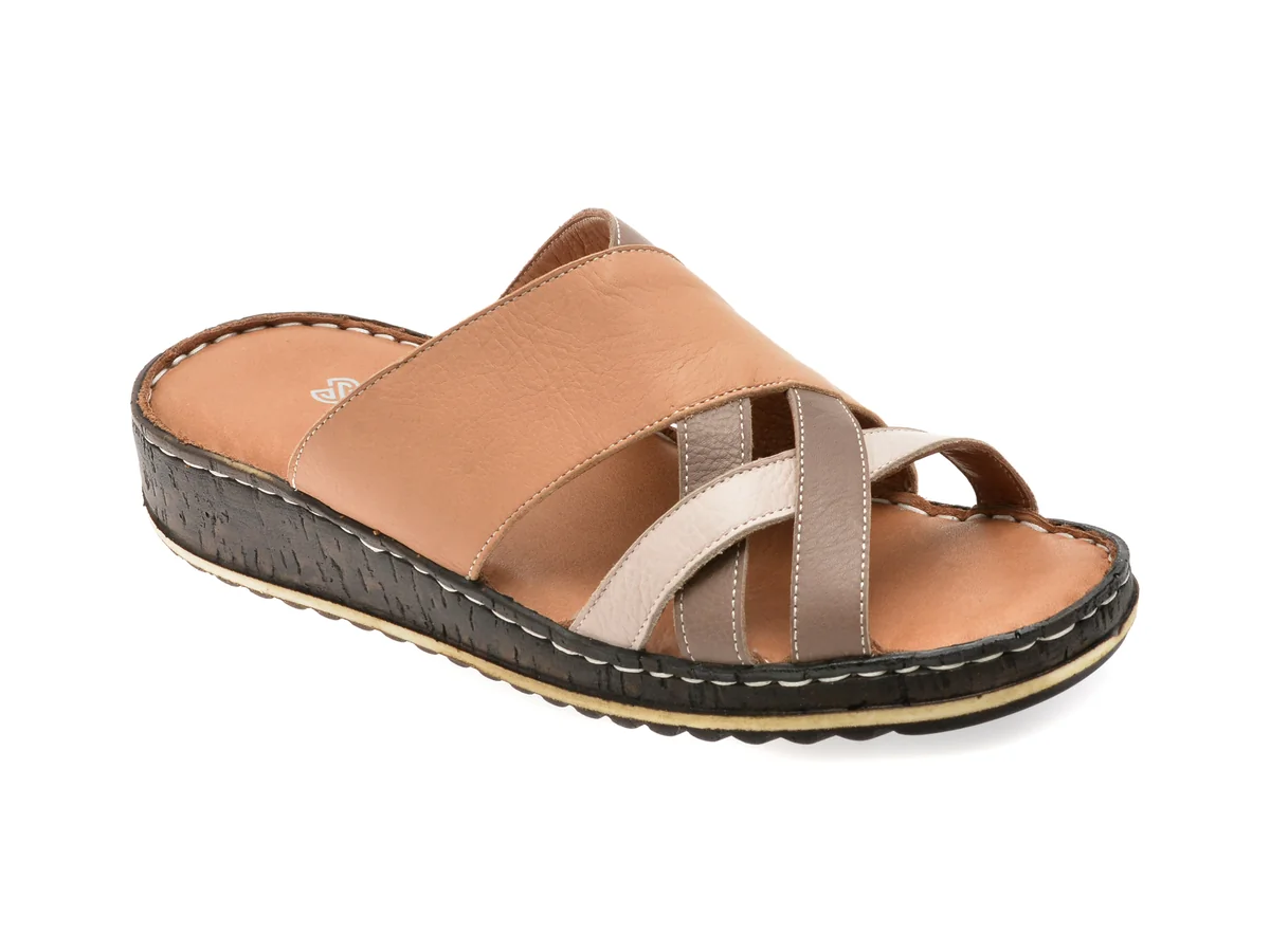 Papuci Shoozy Maro, EV2850, Din Piele Naturala