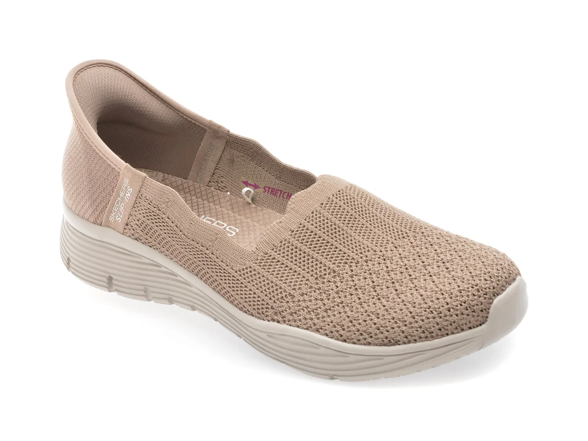 Pantofi Skechers Gri, SEAGER, Din Material Textil