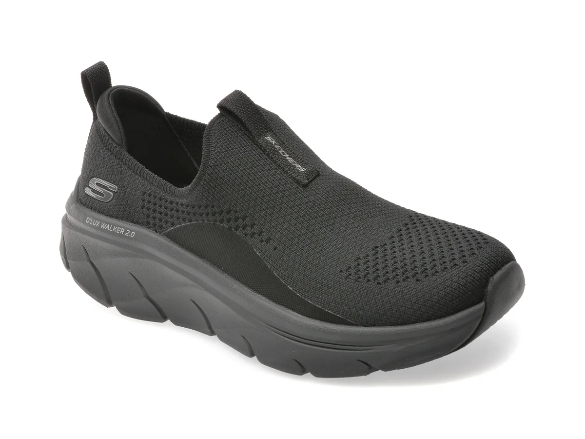 Pantofi Sport Skechers Negri, D LUX WALKER 2.0, Din Material Textil
