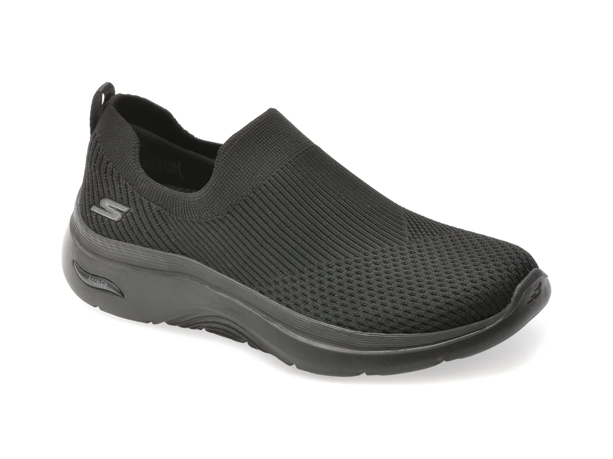Pantofi Sport Skechers Negri, GO WALK ARCH FIT 2.0, Din Material Textil