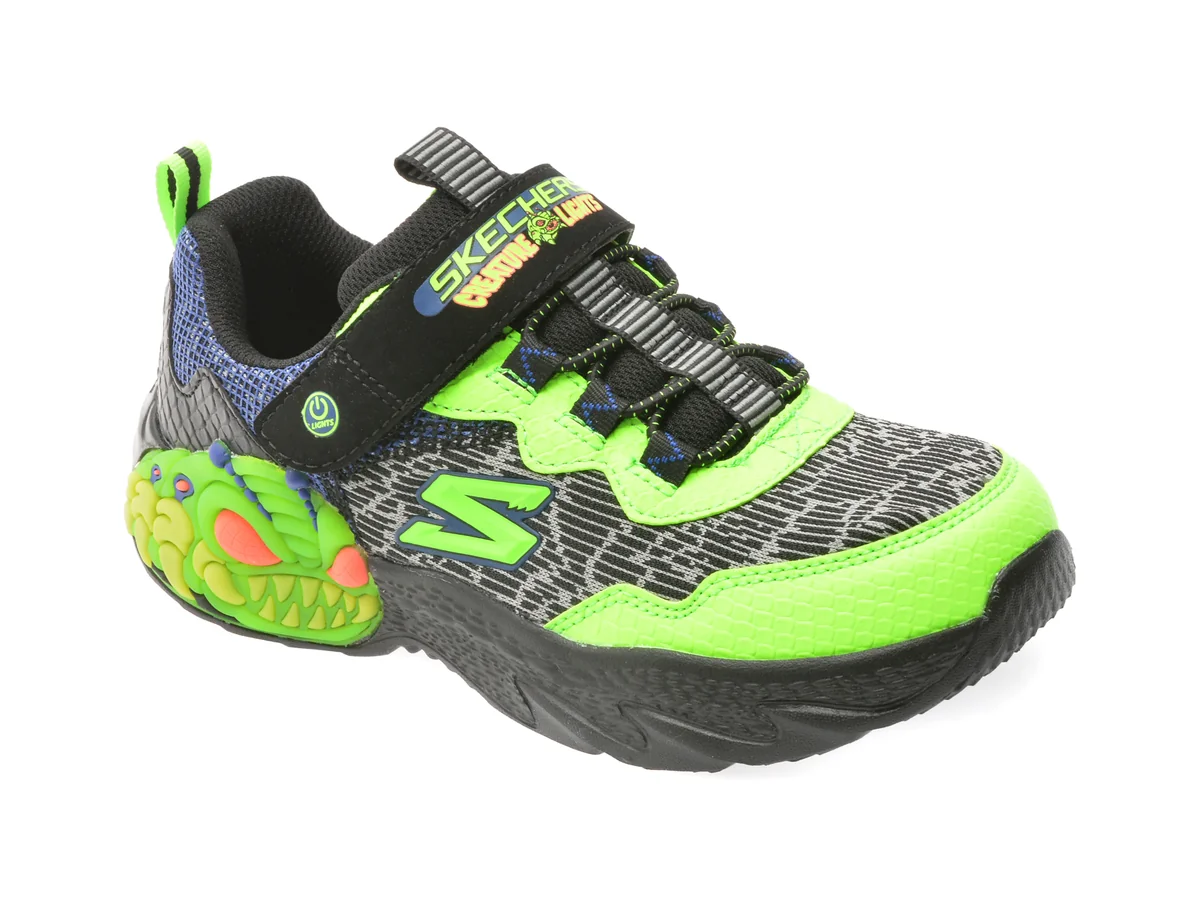 Pantofi Sport Skechers Negri, CREATURE-LIGHTS, Din Material Textil