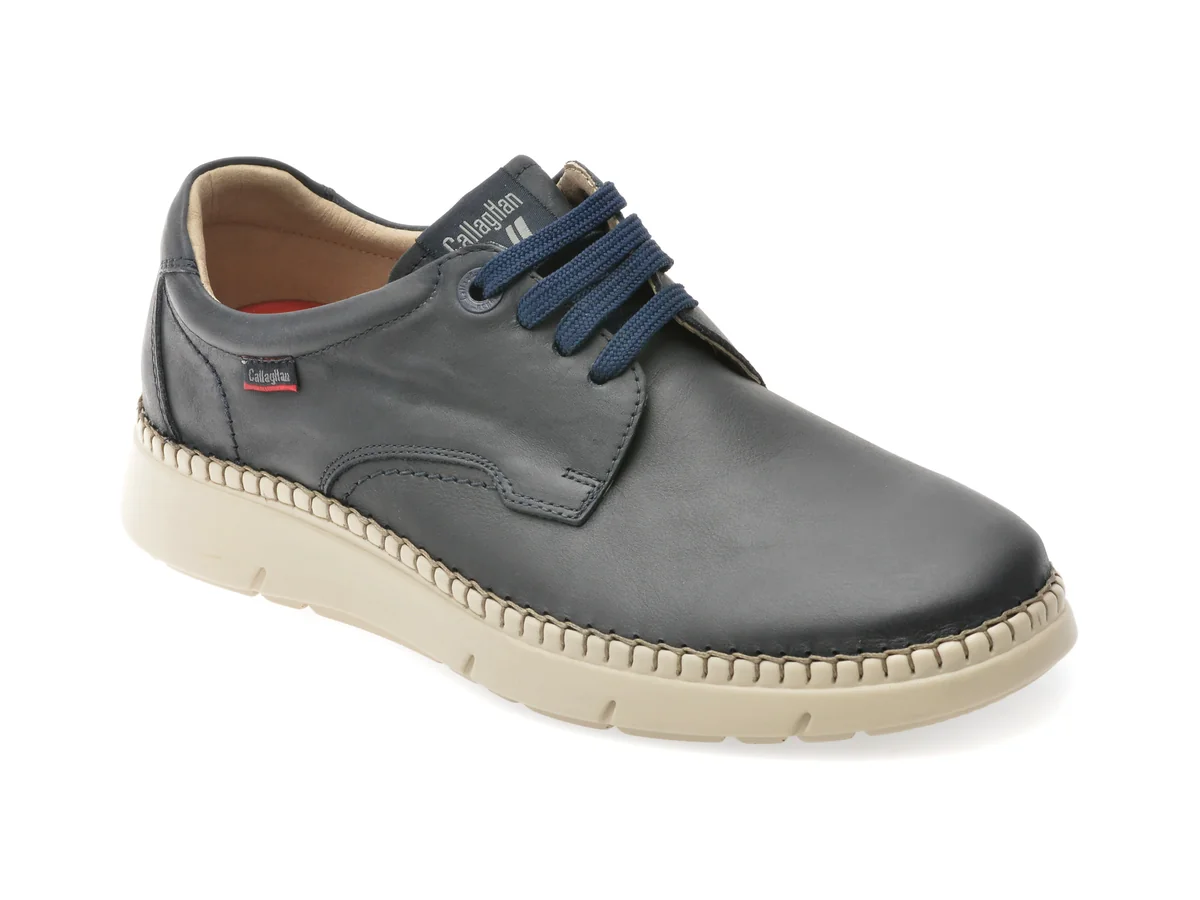 Pantofi Callaghan Bleumarin, 53505, Din Piele Naturala