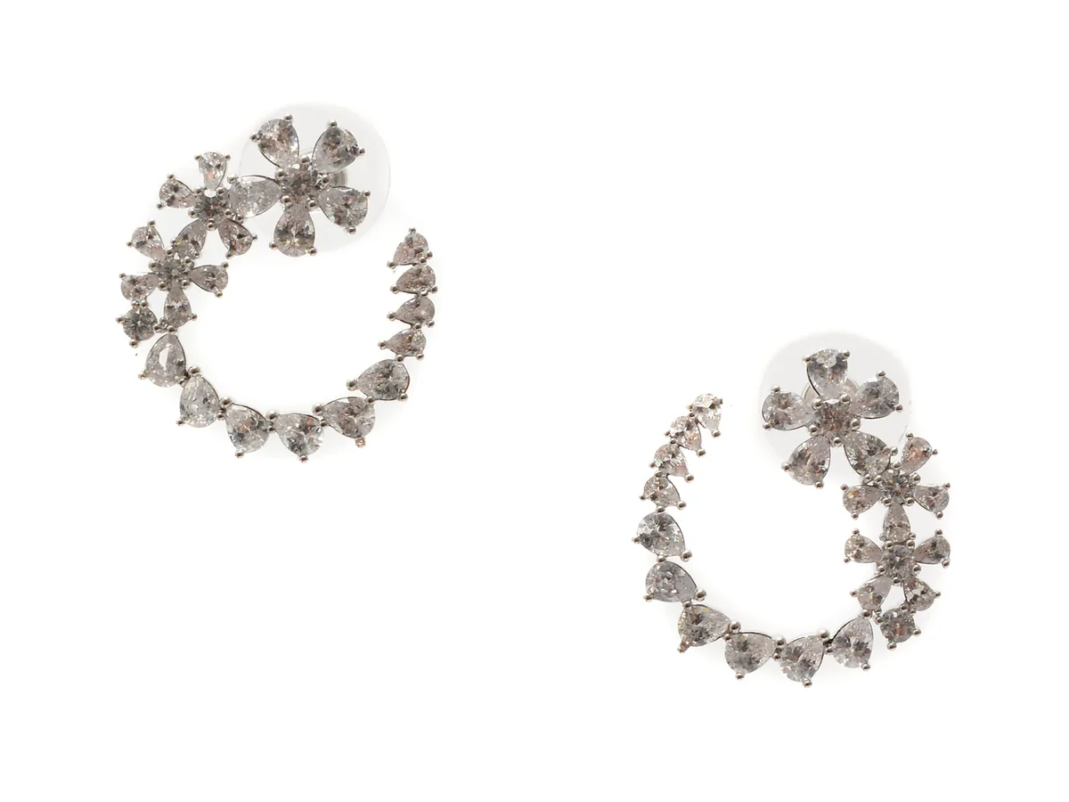 Cercei Aldo Argintii, MILARIEN 973, Din Metal