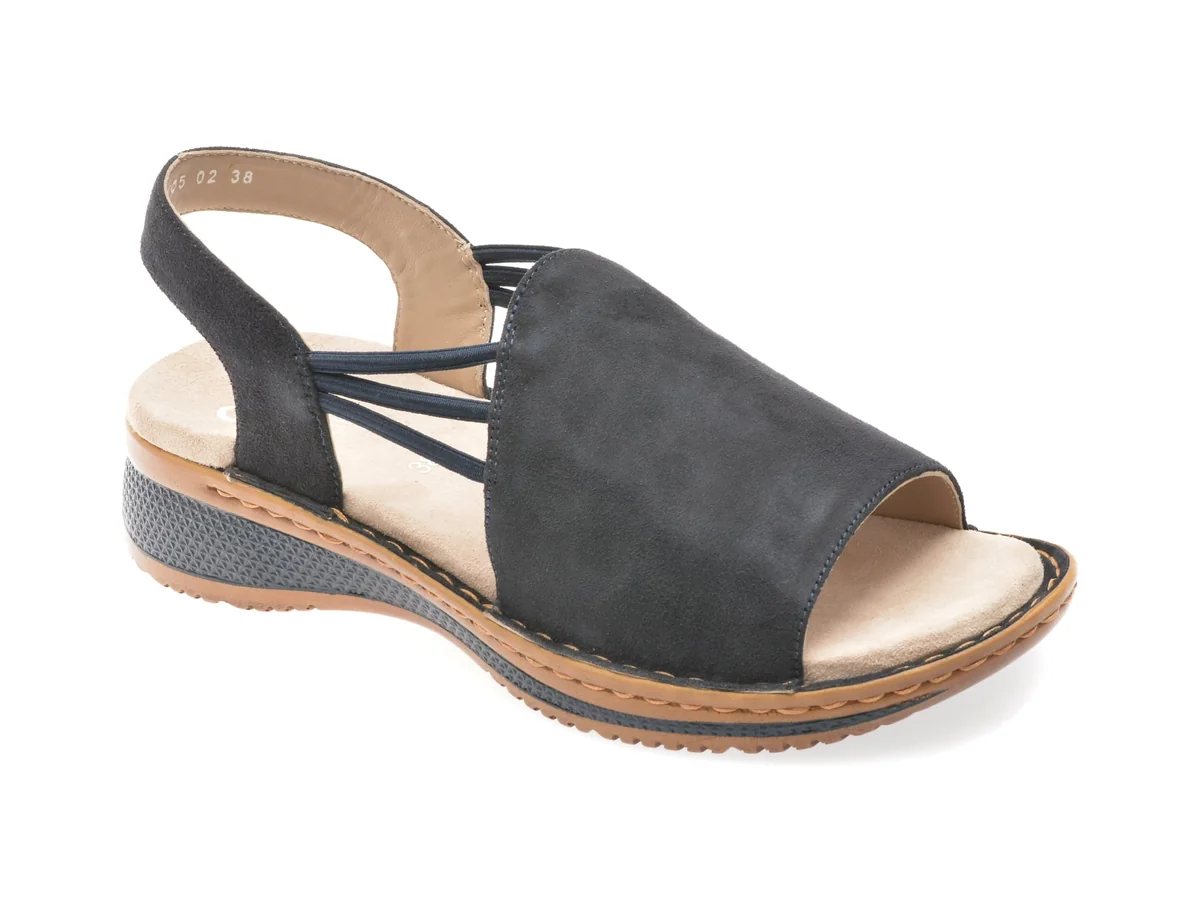 Sandale Ara Bleumarin, 29005, Din Piele Întoarsă