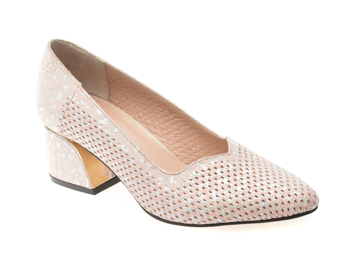 Pantofi Flavia Passini Nude, 5131, Din Piele Naturală