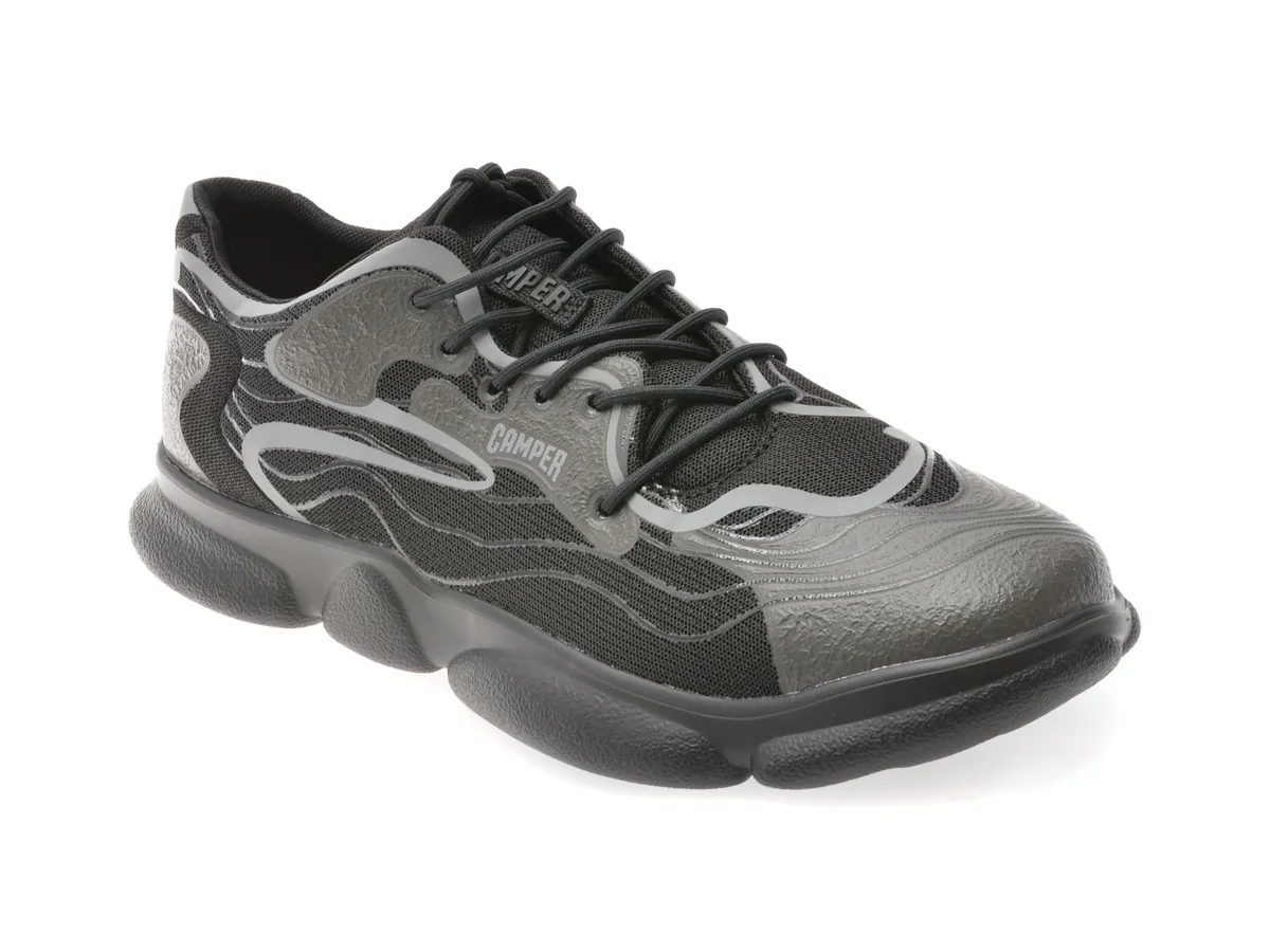 Pantofi Sport Camper Negri, KARST, Din Material Textil