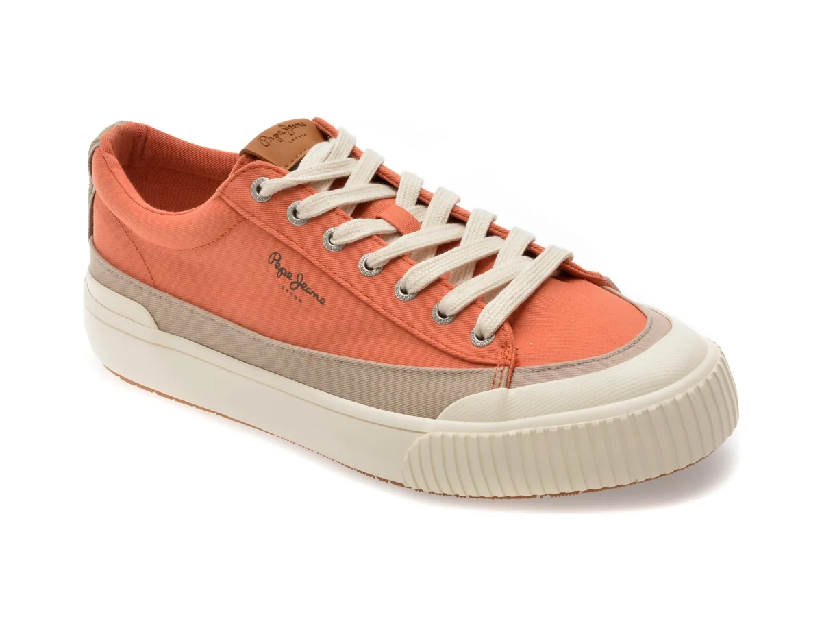 Pantofi Sport Pepe Jeans Roz, BEN WASH, Din Material Textil