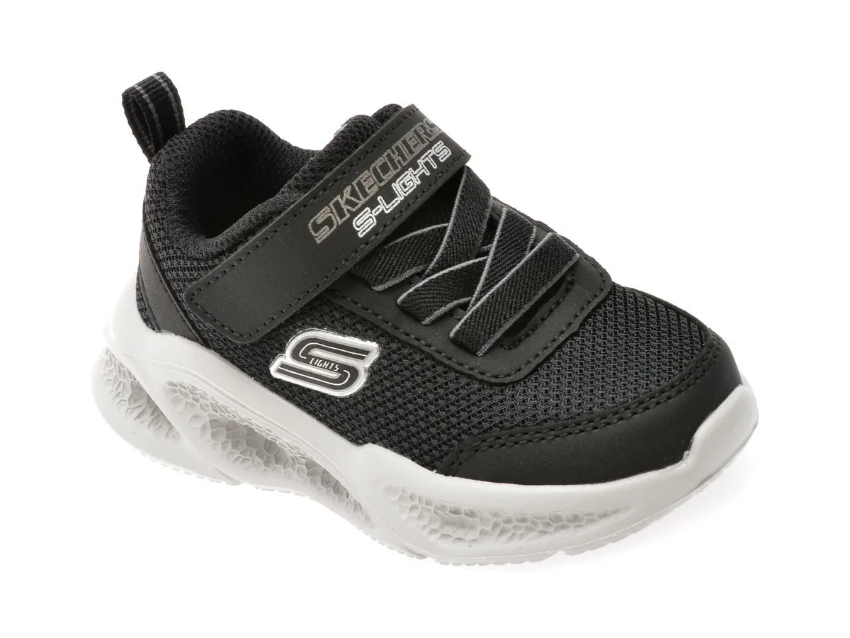 Pantofi Sport SKECHERS Negri, METEOR-LIGHTS, Din Material Textil