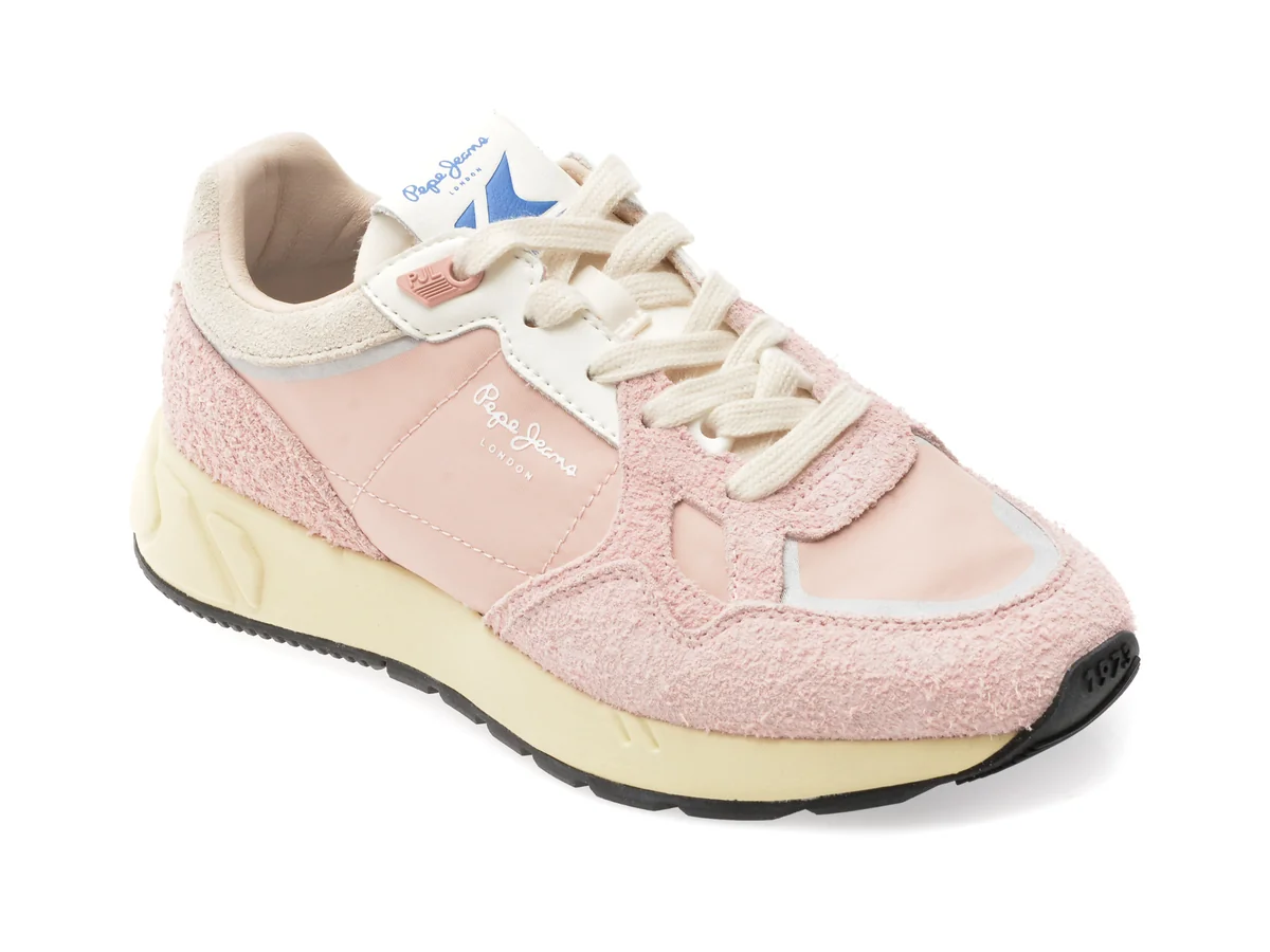 Pantofi Sport Pepe Jeans Roz, MARLON DIVIDED, Din Material Textil