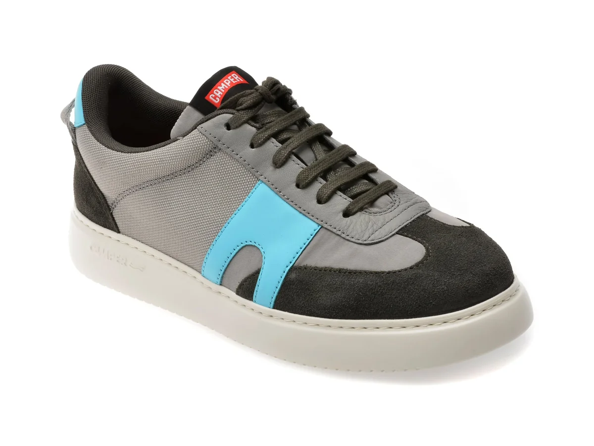Pantofi Sport CAMPER Gri, RUNNER, Din Material Textil