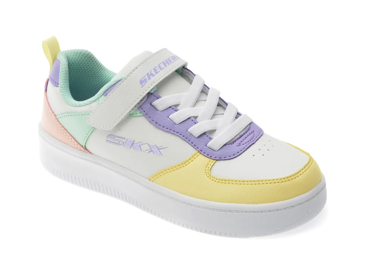 Pantofi Sport Skechers Albi, SPORT COURT 92, Din Piele Ecologică