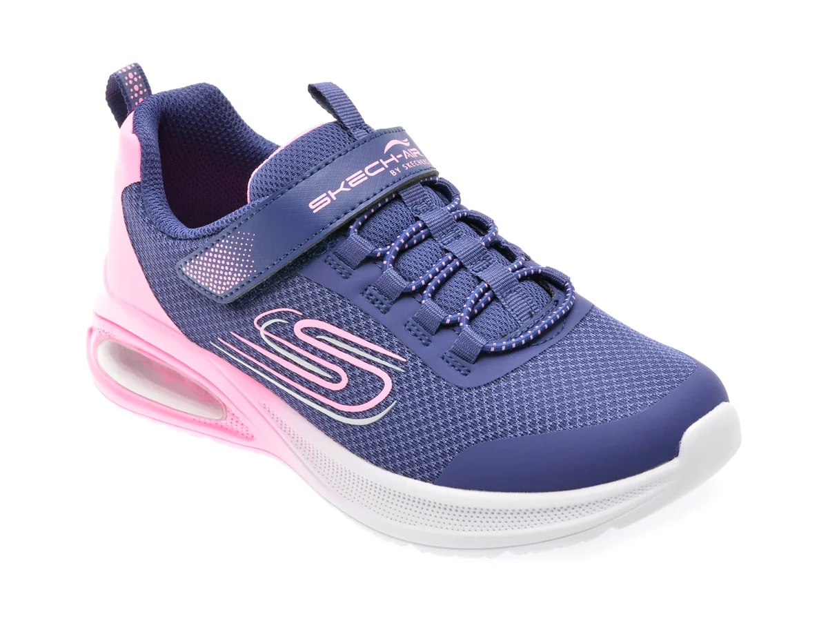 Pantofi Sport SKECHERS Bleumarin, MICROSPEC MAX ADVANCE, Din Material Textil